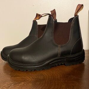 Blundstone Work Series #172 Steel Toe Leather Chelsea Boots